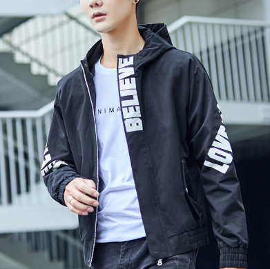 Men's Hooded Casual Work Jacket