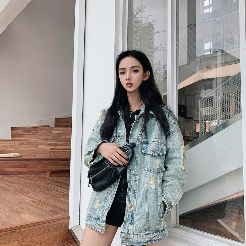 Dinosaur Patch Denim Jacket