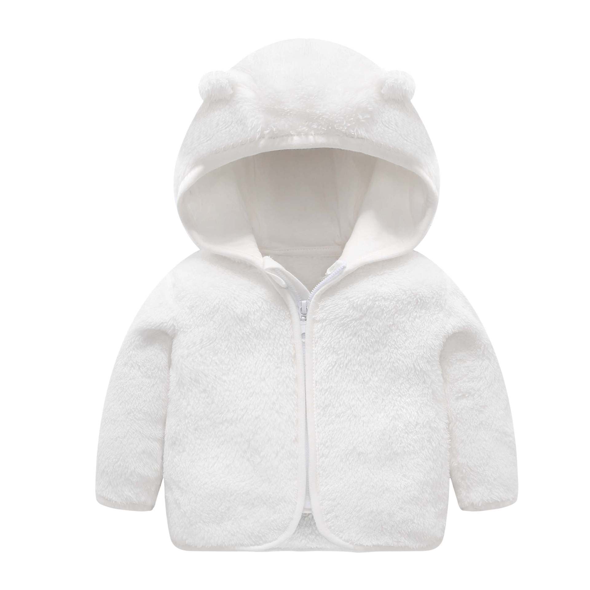 Children's Hooded Coral Fleece Padded Jacket