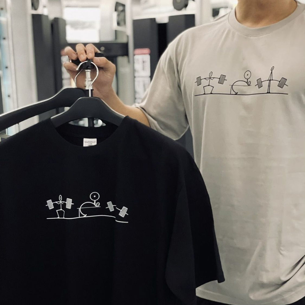 Men's Casual Cotton T-Shirt - Trendy Retro Style