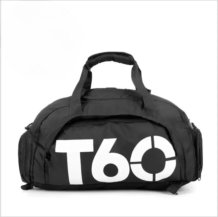 Large Capacity Gym Bag with Shoe Compartment and Wet Pocket