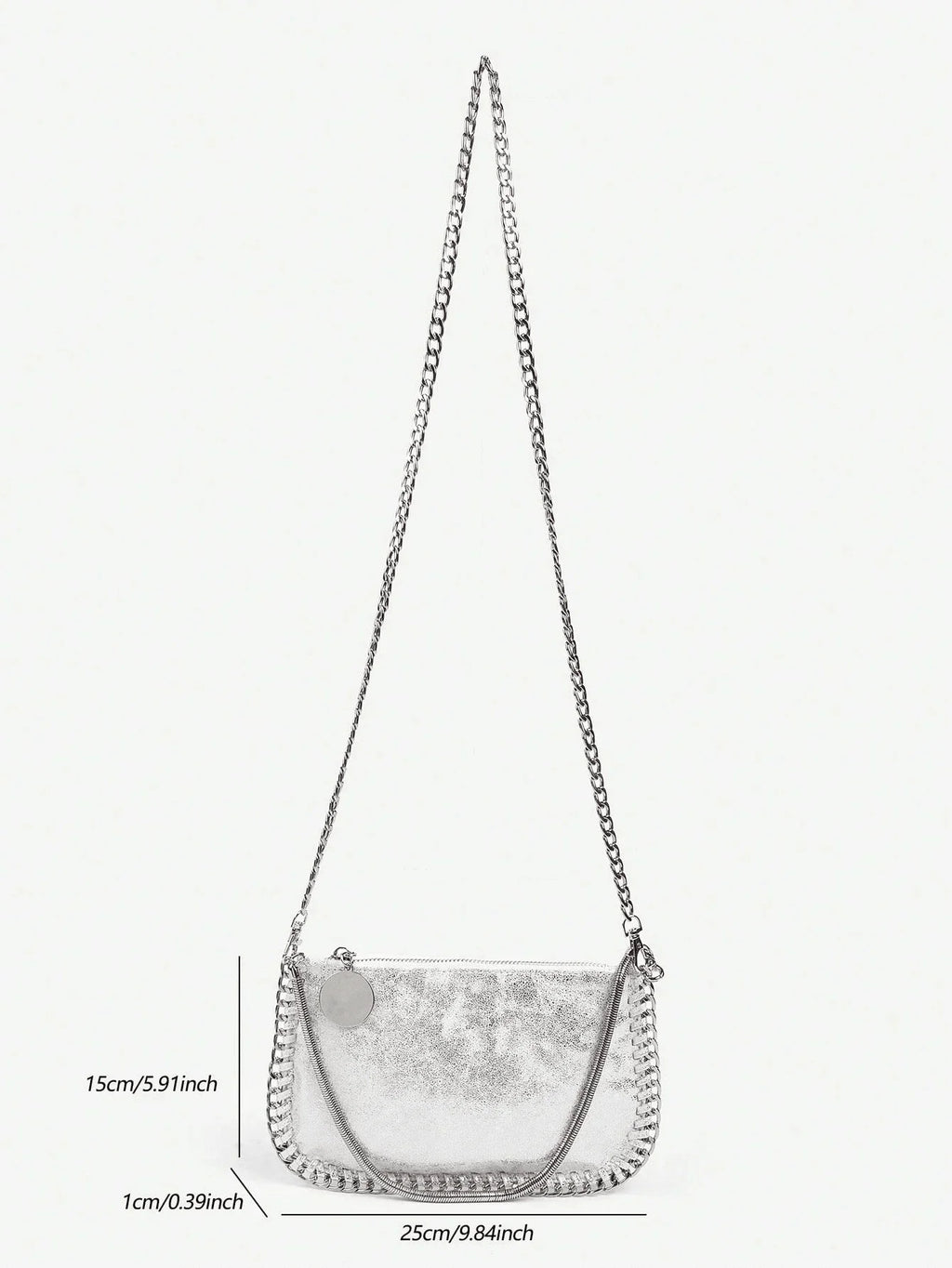 Women's handbags, vegan chain shoulder bag, chain bag, soft bag new chain shoulder bag