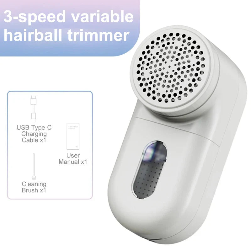 2026 Winter Must-have Lint Remover Hair Ball Trimmer Sweater Remover 5 Leaf CutterHead Motor Trimmer With Small Brush Inside