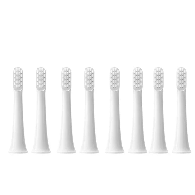 8PCS For XIAOMI MIJIA T100 Replacement Brush Heads Sonic Electric Toothbrush Vacuum DuPont Soft Bristle Suitable Nozzles