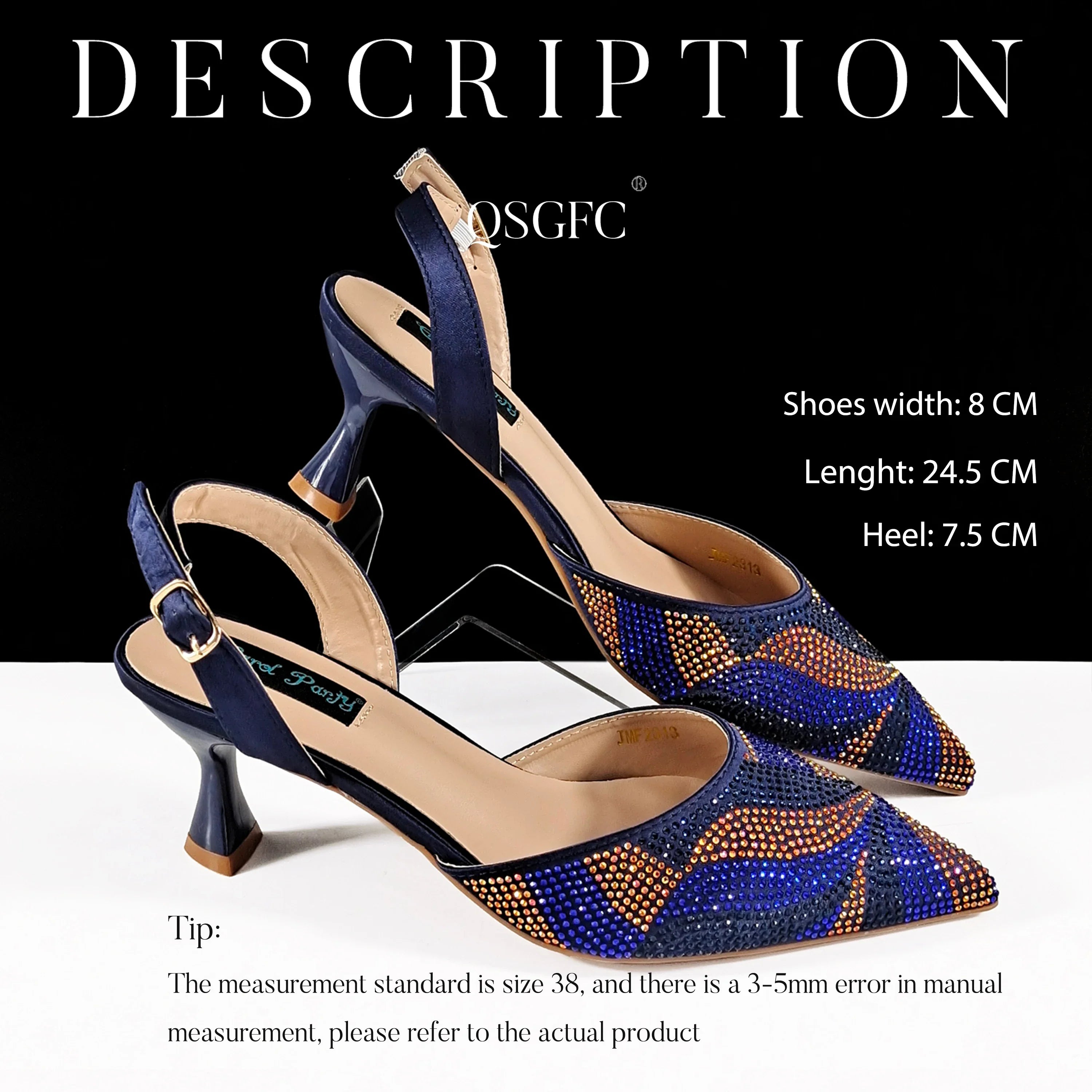 Festive Elegance:High Quality Women's Pumps Fashion Design For Nigeria Wedding Party Ladies Shoes Spot Goods