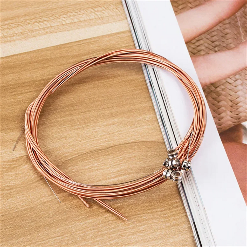Miwayer  Acoustic Guitar Strings - High Carbon Steel Core, Rust-Resistant & Long-Lasting, Bright & Balanced Tone