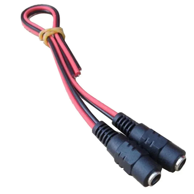 10pcs/Lot Male Female Plug 12V Dc Power Pigtail Cable Jack For Cctv Camera Connector Tail Extension DC Wire