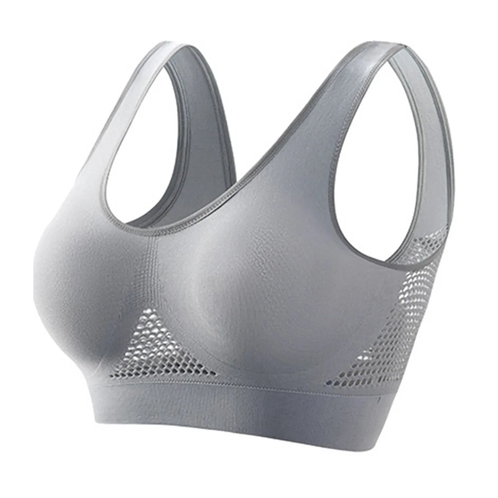 Women Anti-sagging Yoga Sports Bra High-Impact Fitness Tank Top