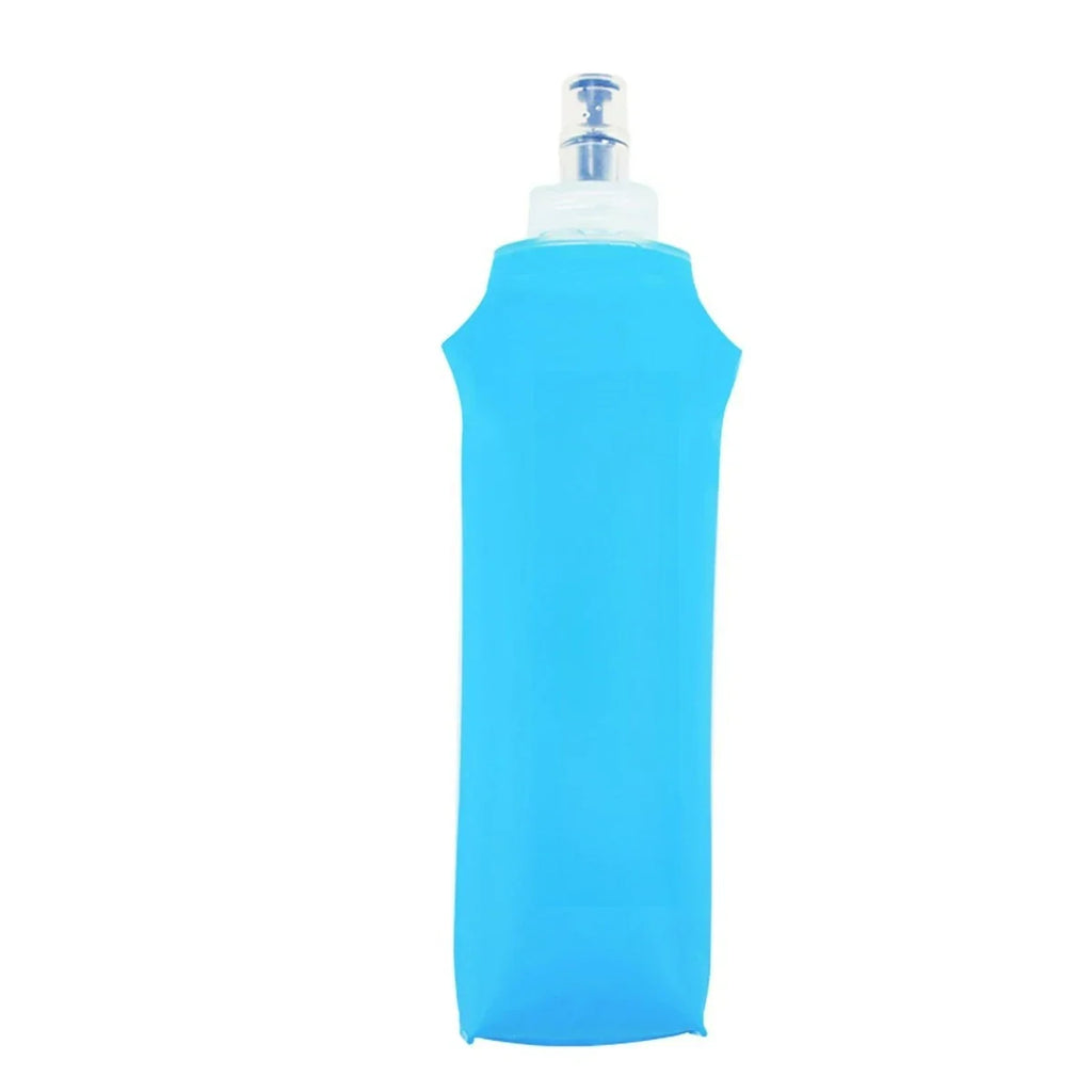 150ml/250ml/500ml Collapsible Silicone Water Bottle with Bite Valve, Outdoor Portable for Running Camping Hiking Travel