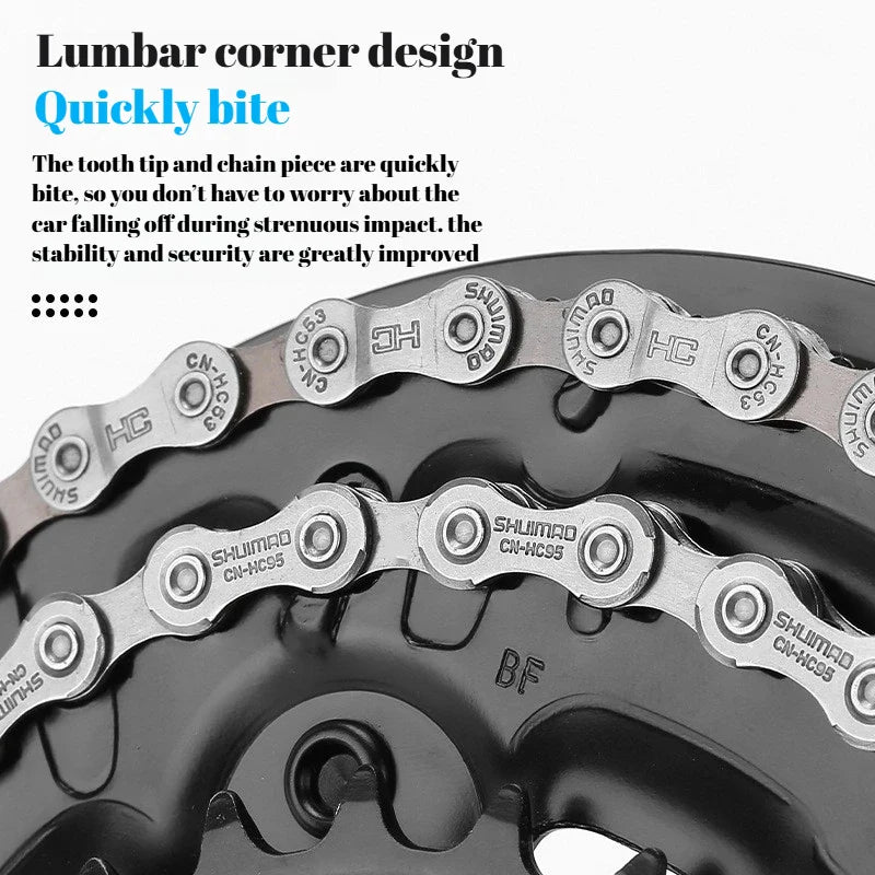 6/8/9/10/11Speed Bicycle Chain High Alloy Steel for Road Mountain MTB Bike Drivetrain Components Accessories Cycling Enthusiasts