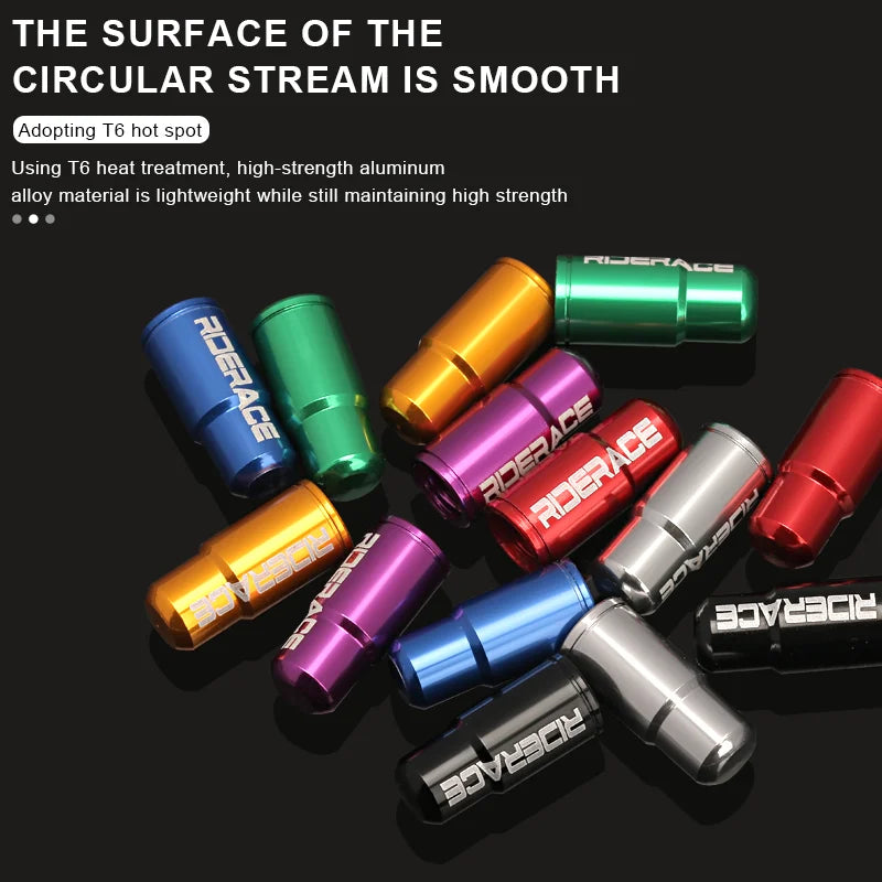 2/4/10Pcs Bicycle Tire Valve Cap Dustproof Lightweight Aluminum Alloy MTB Road Bike Tube Tyre Gas Nozzle Cover For FV Presta