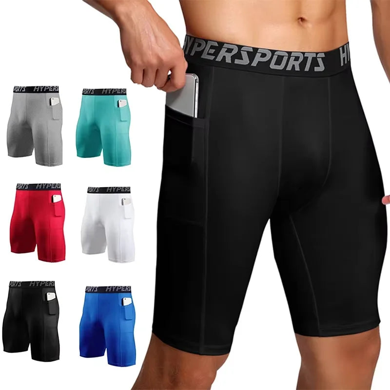 Men Compression Training Shorts for Enhanced Performance and Support