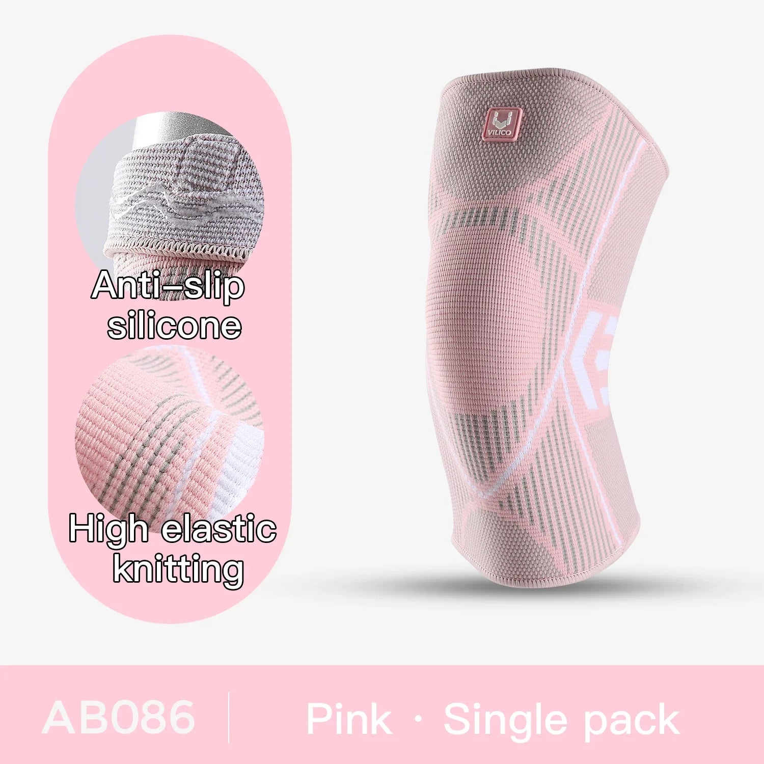 1 Pc Elastic Breathable Compression Knee Support Sleeve for Basketball Running Cycling