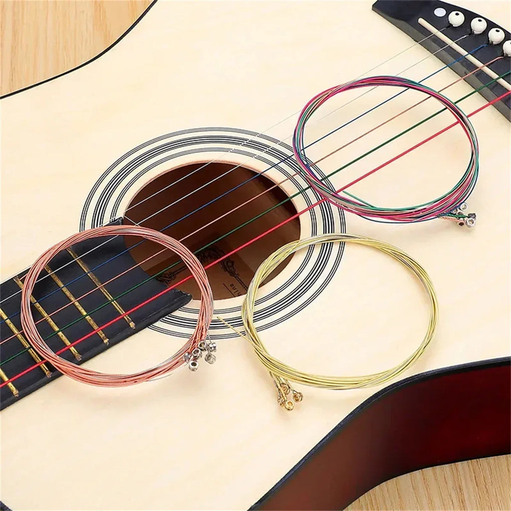 Miwayer  Acoustic Guitar Strings - High Carbon Steel Core, Rust-Resistant & Long-Lasting, Bright & Balanced Tone