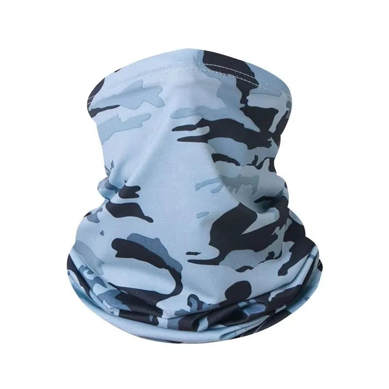 LOOGDEEL Sun Protection Bib Spring and Summer Motorcycle Neck Cover Sports Magic Bandana Riding Mask Full Face Outdoor Ice Silk