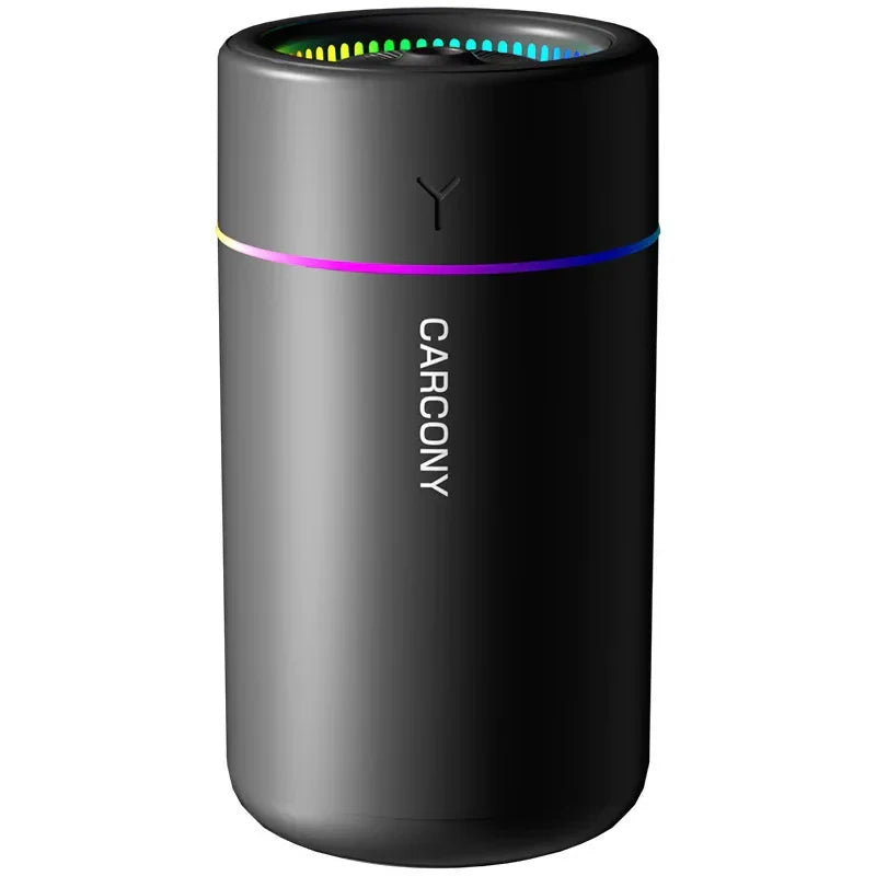 280ML Air Humidifier Large Fog Volume Colorful Atmosphere Light Silent Aroma Diffuser Essential Oils Aromatherapy for Home Car