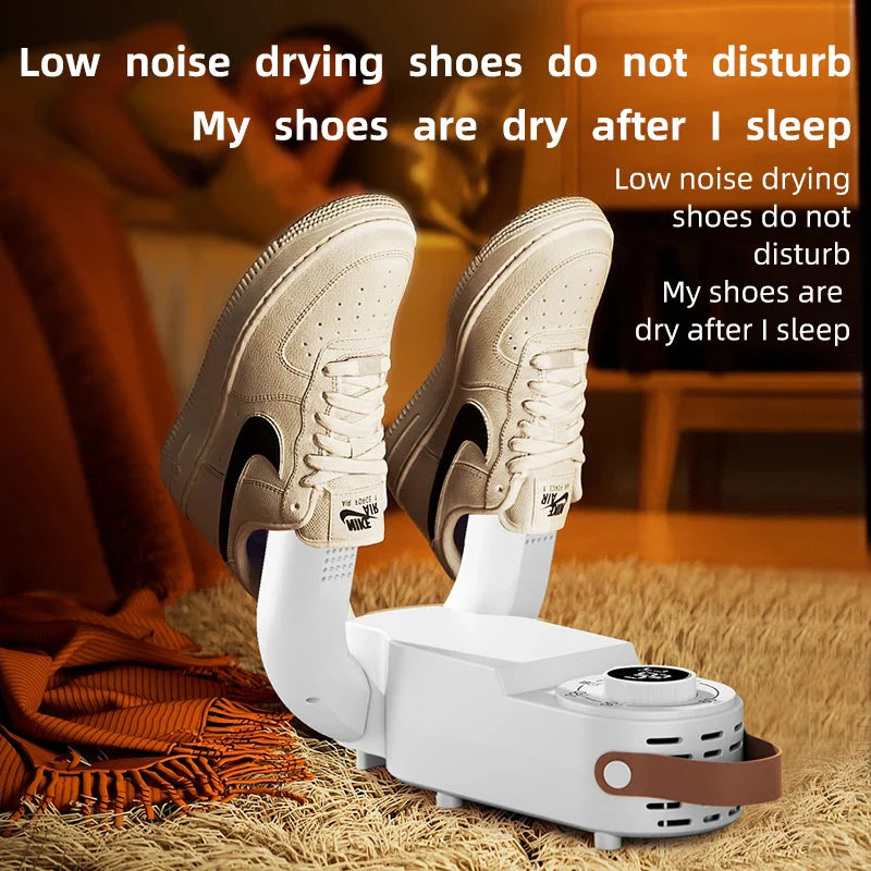2025 Intelligent Timer Shoe Dryer Adjustable Dryer Quick Drying Deodorizing Sterilizing Shoe Dryer Household Shoe Warmer Heater