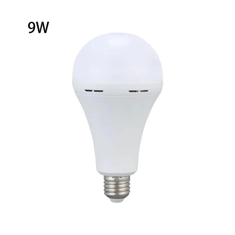 7W 9W 12W 15W LED Emergency Light Bulb Rechargeable Energy Saving Lamp for Home Power Outage Backup Portable Handheld Light