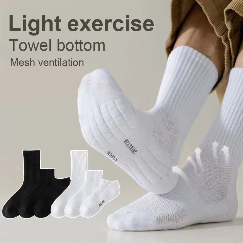Thickened Cotton Thermal Basketball Socks for Men