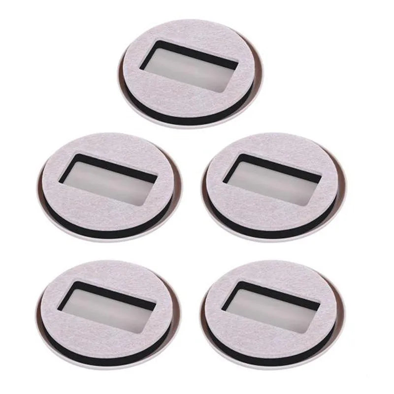 5pcs Office Chair Wheel Stopper Furniture Parts Caster Cup Prevents Scratches Wood Floor Carpet for Roller Feet Anti-slip Mat