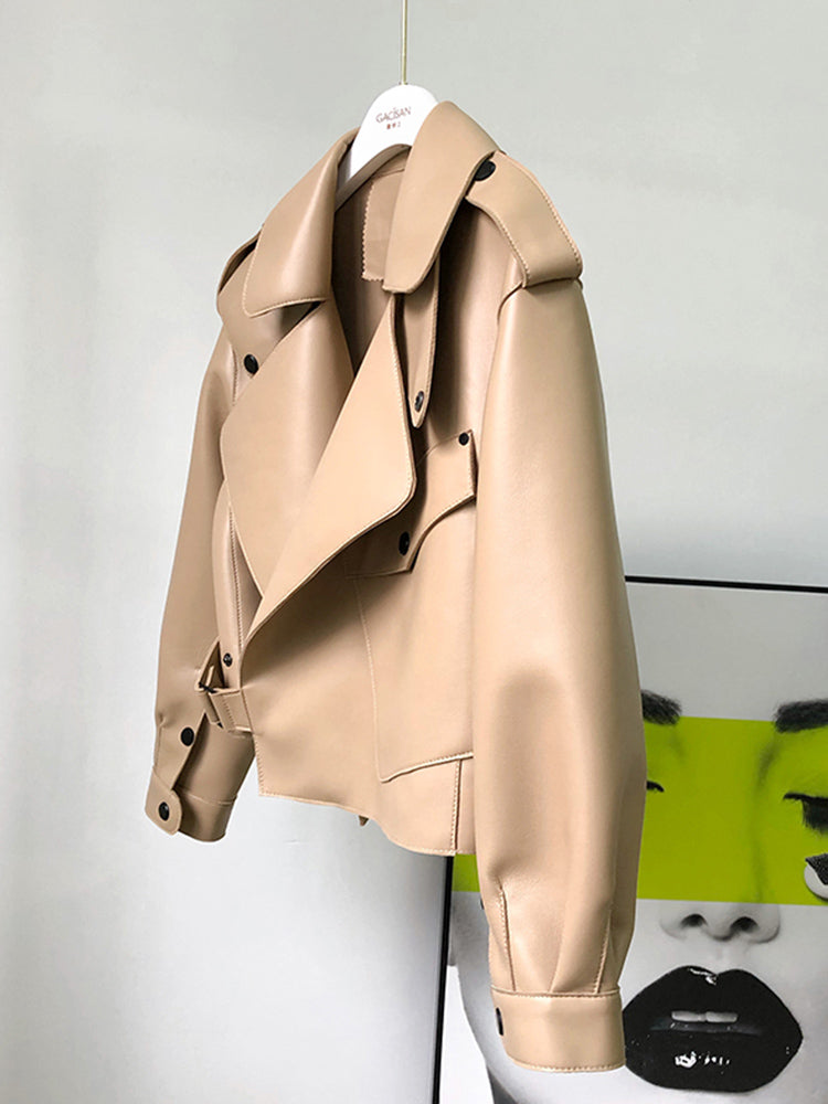 Versatile Slim Women's Street Jackets - Fashionable Comfort